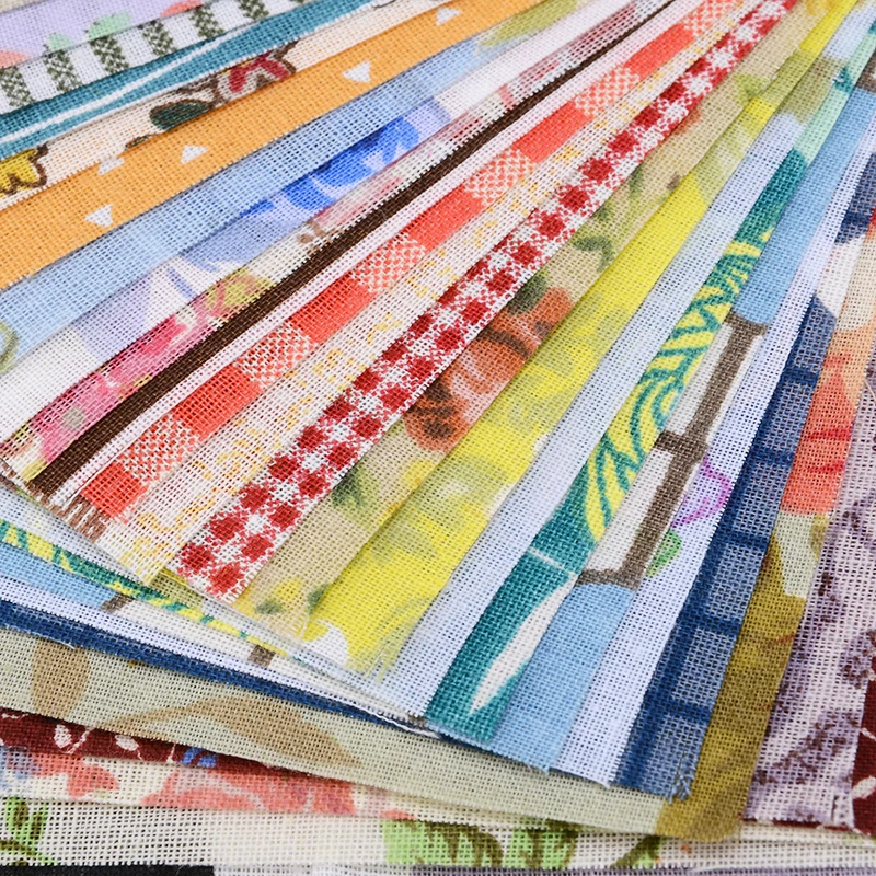 100 шт. DIY Швейные кукла лоскутное шитье ткань для пэчворка матерчатые мешки 10x10 см