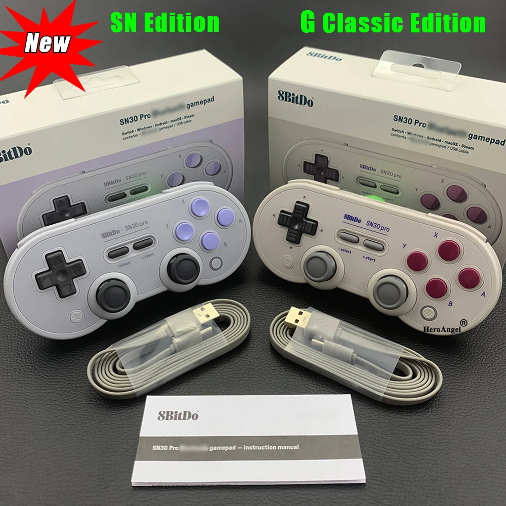8BitDo Gamepad Controller for Nintendo Switch Windows Android macOS Joystick Wireless Bluetooth SN30 Pro GamePad | Электроника