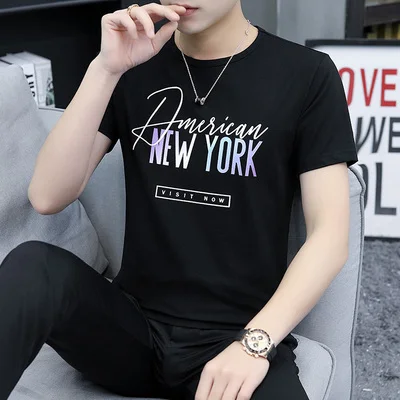 

Мужская летняя футболка с коротким рукавом, 6739