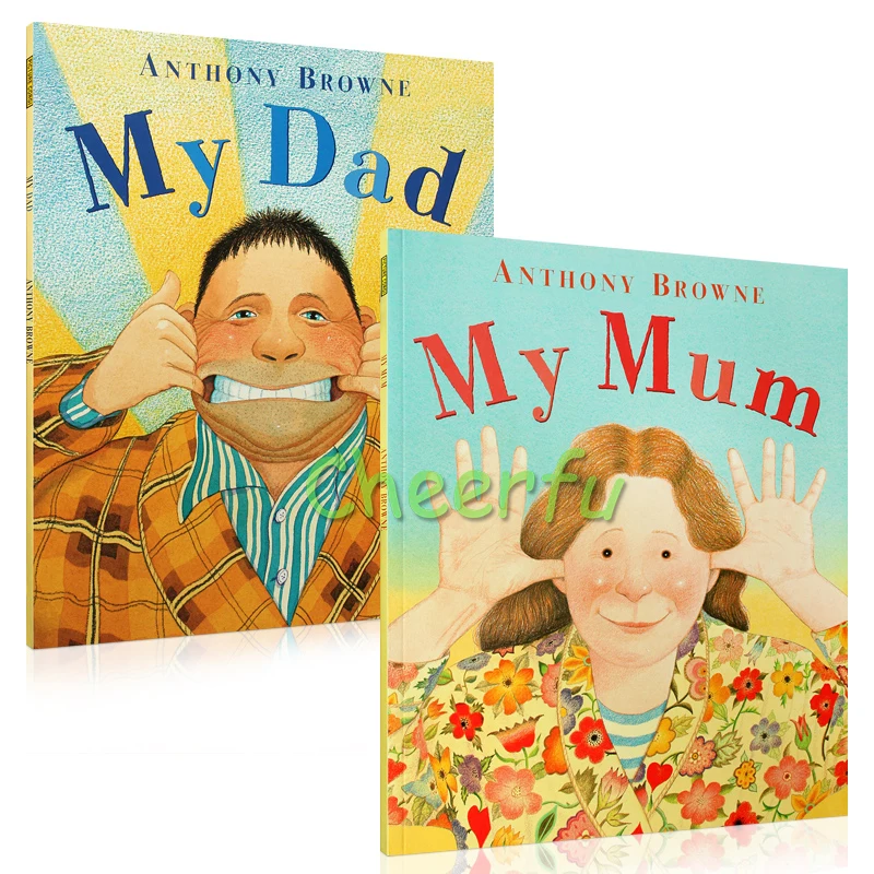 

My Dad My Mum ANTHONY BROWNE English Picture Books For kids Children Full Set Educational Card Books Cuentos Stories infant