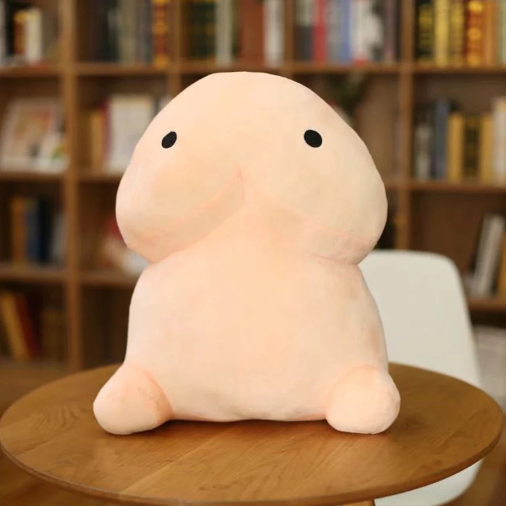 Мягкая кукла для девочки милая искусственная член забавная подушка животные