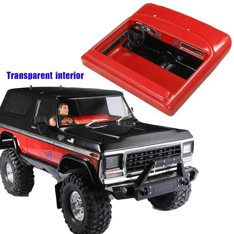 Прозрачный интерьер кабины для 1/10 Rc Гусеничный автомобиль Traxxas Trx4 Bronco Ranger
