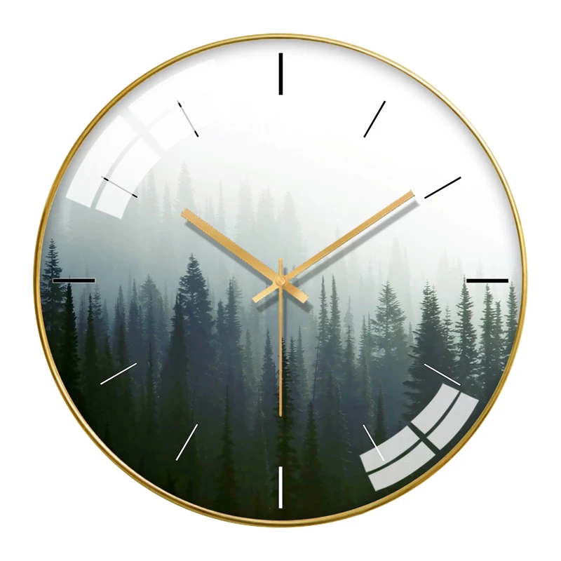 Современные настенные часы в скандинавском стиле бесшумные минималистичные для