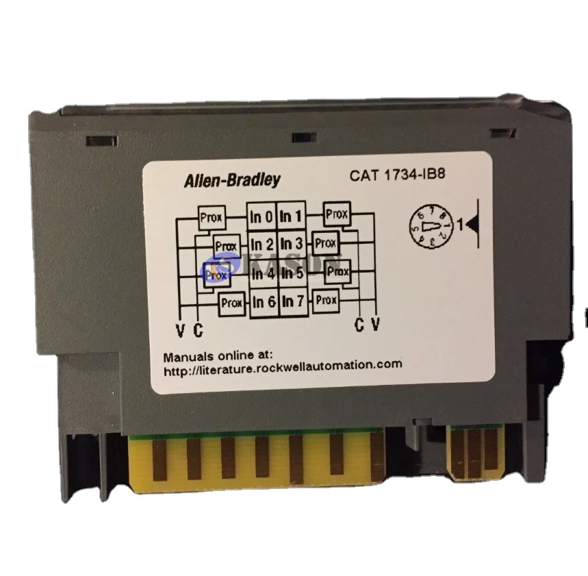 

1734-IB8 PLC HMI все в одном модуль управления вход 24 В постоянного тока 5 мА 1734IB8 США точка ввода/вывода цифровой вход 8-точечный раковина
