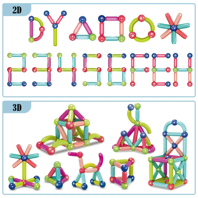 22-182 шт. Детский конструктор магнитная палочка | Игрушки и хобби