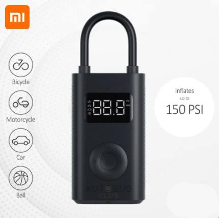 Mijia Xiaomi Оригинальный насос для шин умный портативный Электрический с датчиком