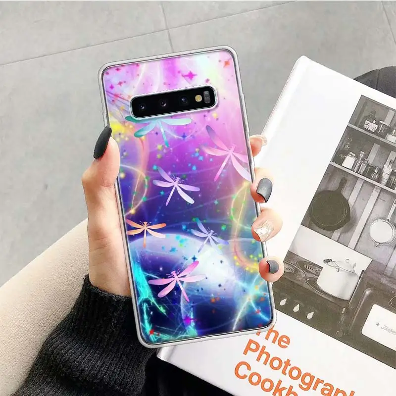 Чехол со стрекозой и животными для Samsung Galaxy S20 FE S21 S23 Ultra S22 Plus S10 Lite S9 S8 + S7 Edge мягкий
