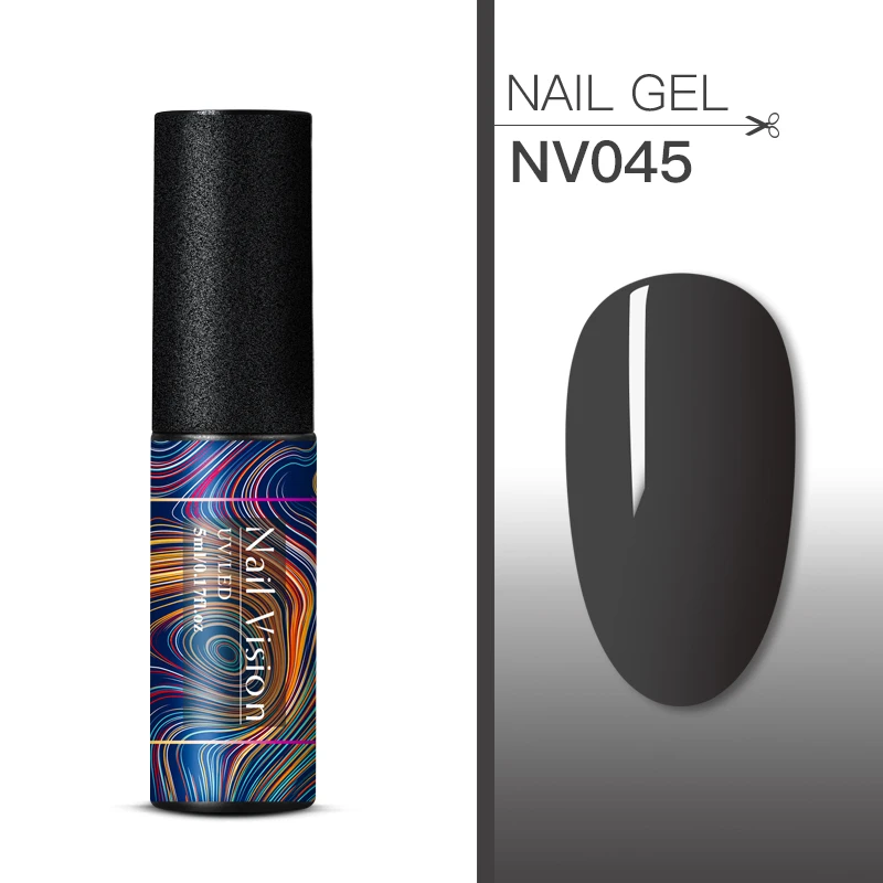 Nail Vision набор однотонных гелей для ногтей 176 цветов УФ-Гель-лак 5 мл полуперманентный лак для маникюра - Цвет: HHS06640