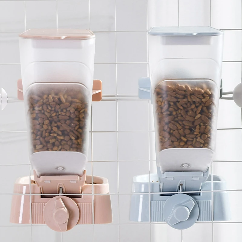 

Pet Food Bowl Can Hang Stationary Dog For Cat Cage Feeder Bowls Dogs Hanging Bowls Puppy Rabbit External Kitten Feeder Food Bowl