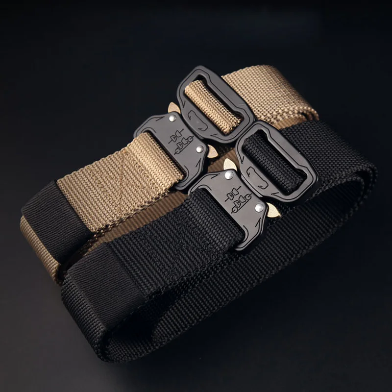 Военный тактический ремень полицейский спортивный из сплава на пуговицах
