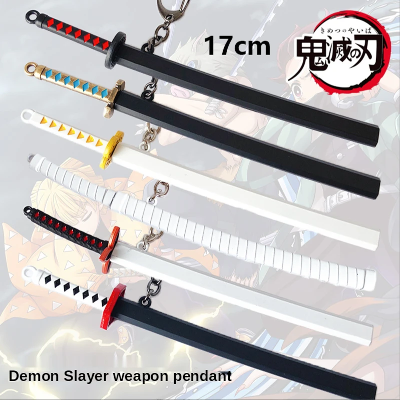 

Samurai Sword Katana Mini Knife Japanese Agatsuma Zenitsu Cartoon Anime Espada Japonesa Katana Manga Display Home Decoration