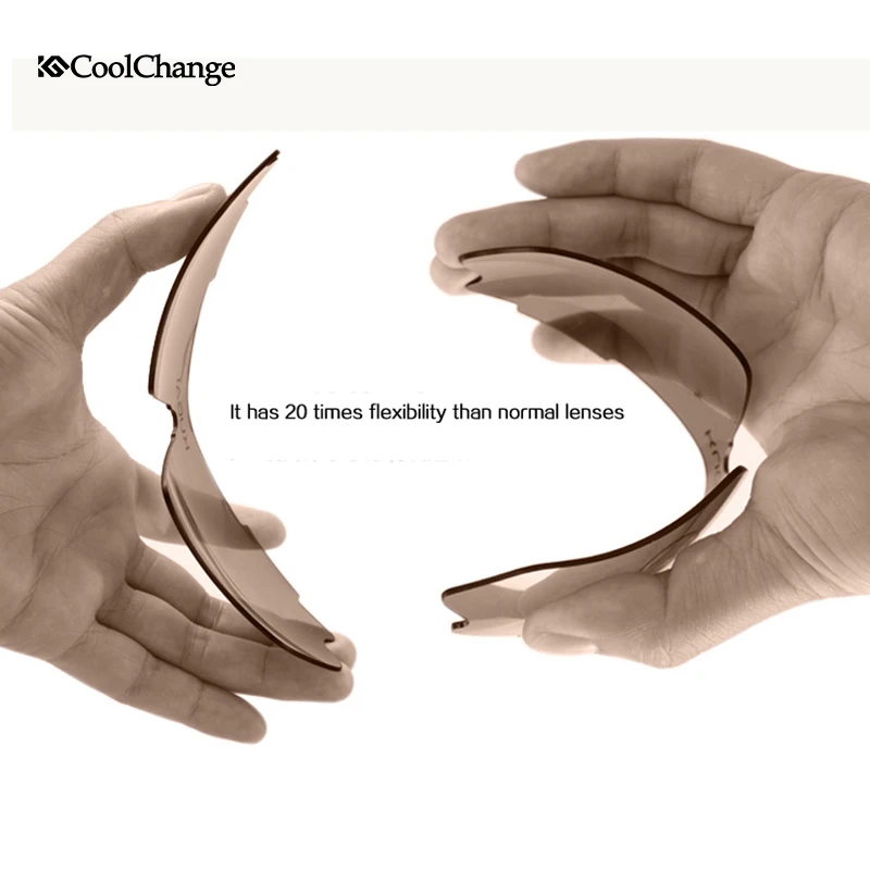 Поляризованные велосипедные очки без оправы солнцезащитные для велоспорта