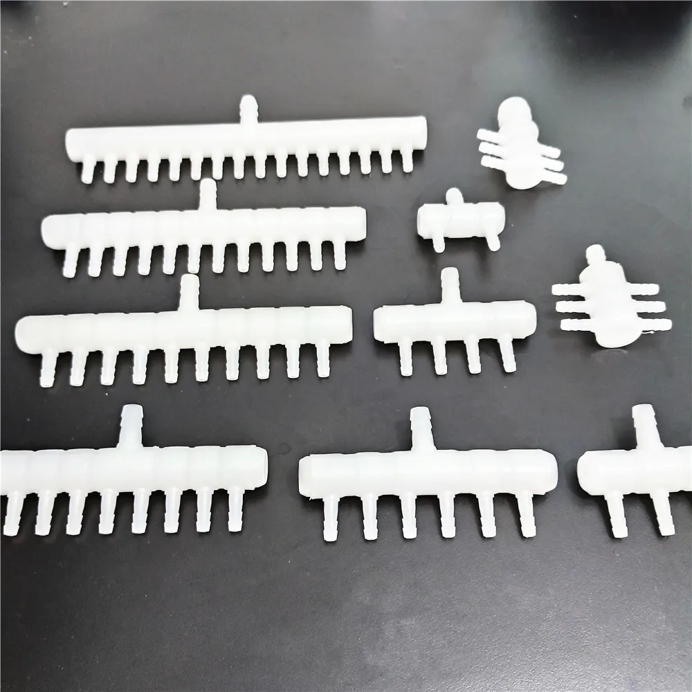 

PE Plastic Aquarium Fish Tank Pipe Tube Diverter Connector White Oxygen Air Pump Hose Splitter Exhaust Aeration Parts