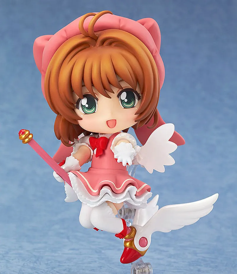 10 см мультяшный угол аниме карточка Captor Sakura Kinomoto 400 # розовое платье Q Ver.