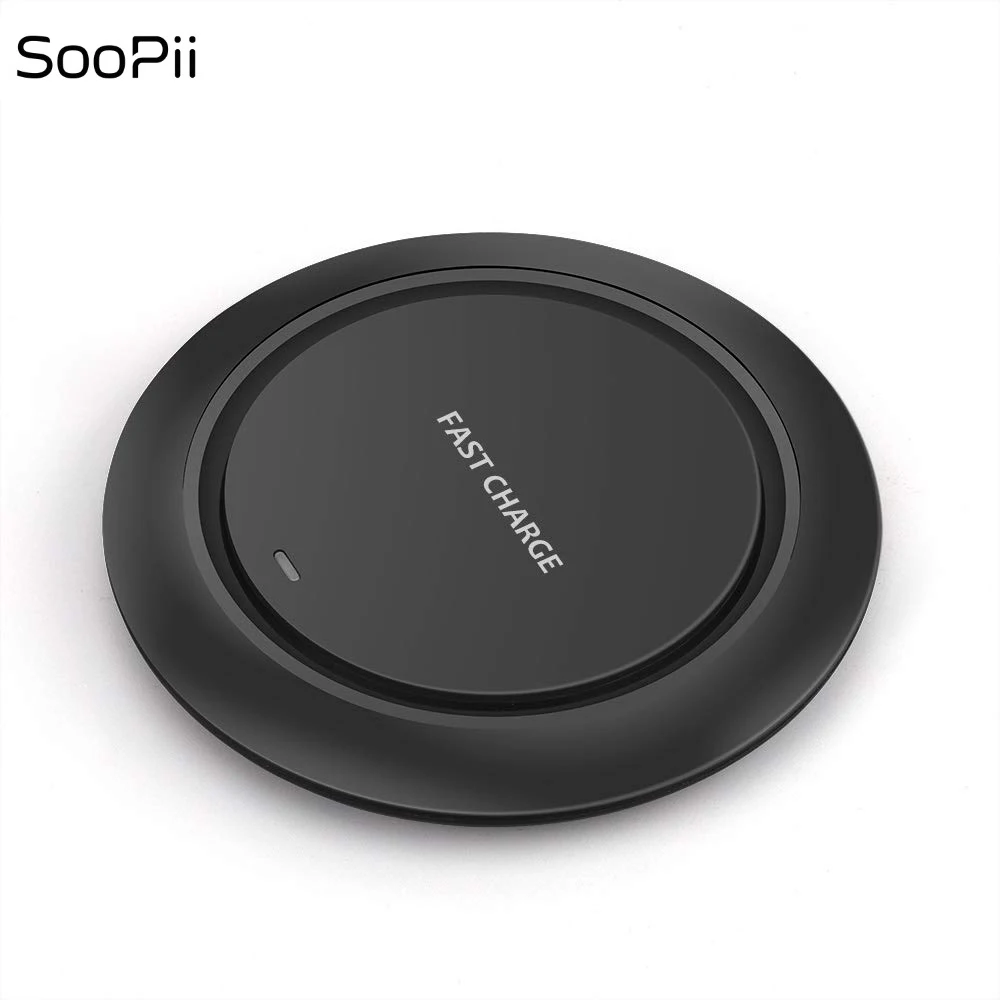 SooPii Беспроводной Зарядное устройство 10 Вт зарядного устройства для iPhone Xs MAX/XS/X/8/8