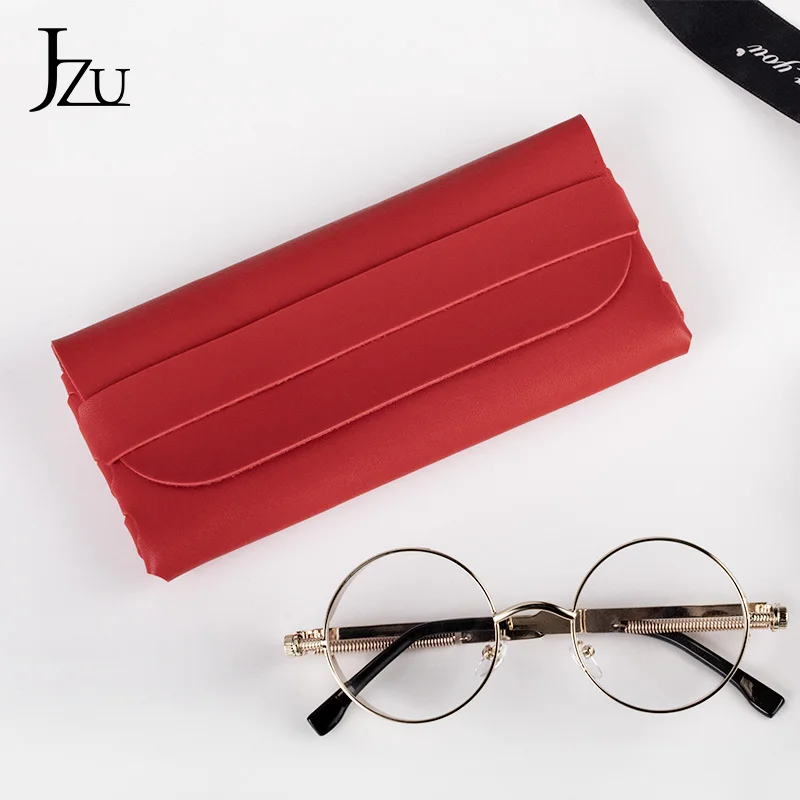 

Portable Unisex Men Women Eye Glasses Case PU Leather Fold-able Glasses Eyeglass Sunglasses Box Eyewear Accessories