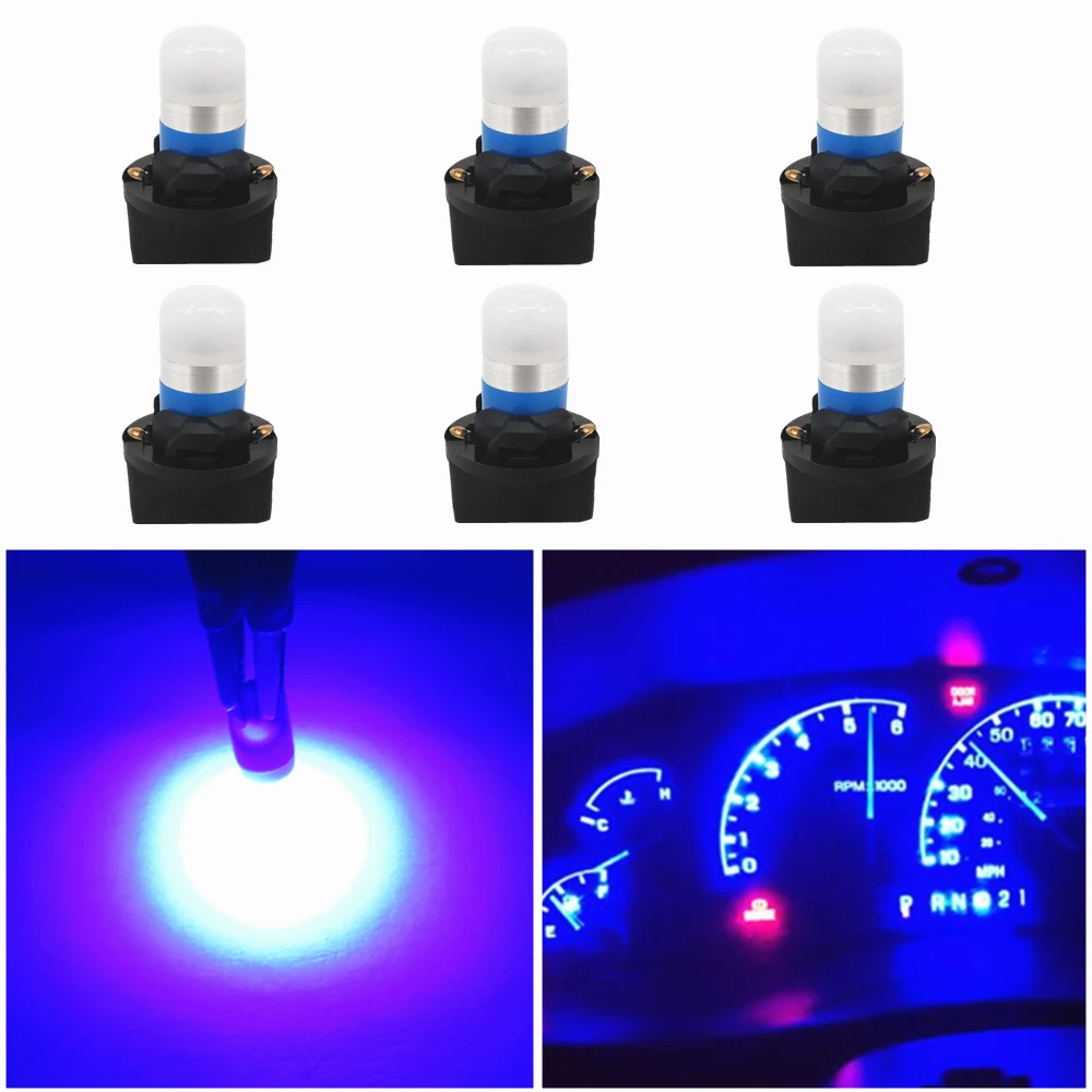 WLJH 6x супер яркий T10 Led W5W тире кластера лампа приборной панели лампы поворотный