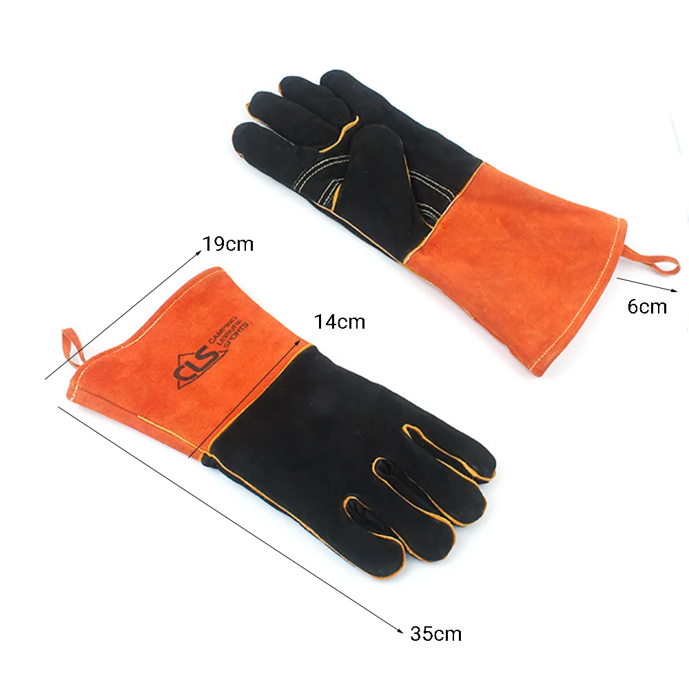 2 шт./пара термостойкие перчатки для барбекю гриля духовки огнестойкие