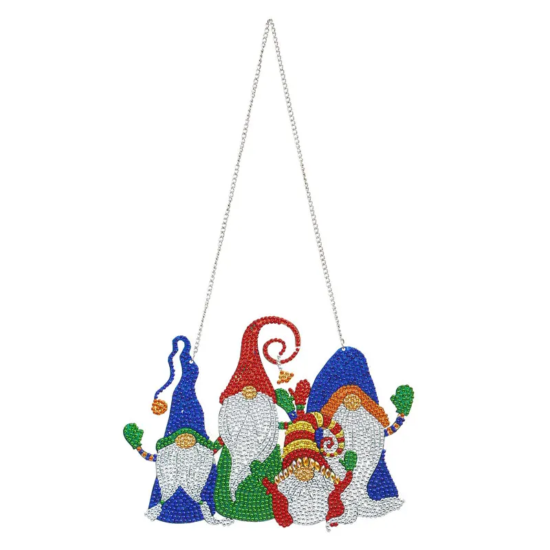 

Рождественская подвеска, Алмазная мозаика, ручная работа, дверь и искусство, настенная подвеска, акриловая подвеска, алмазная живопись «сде...