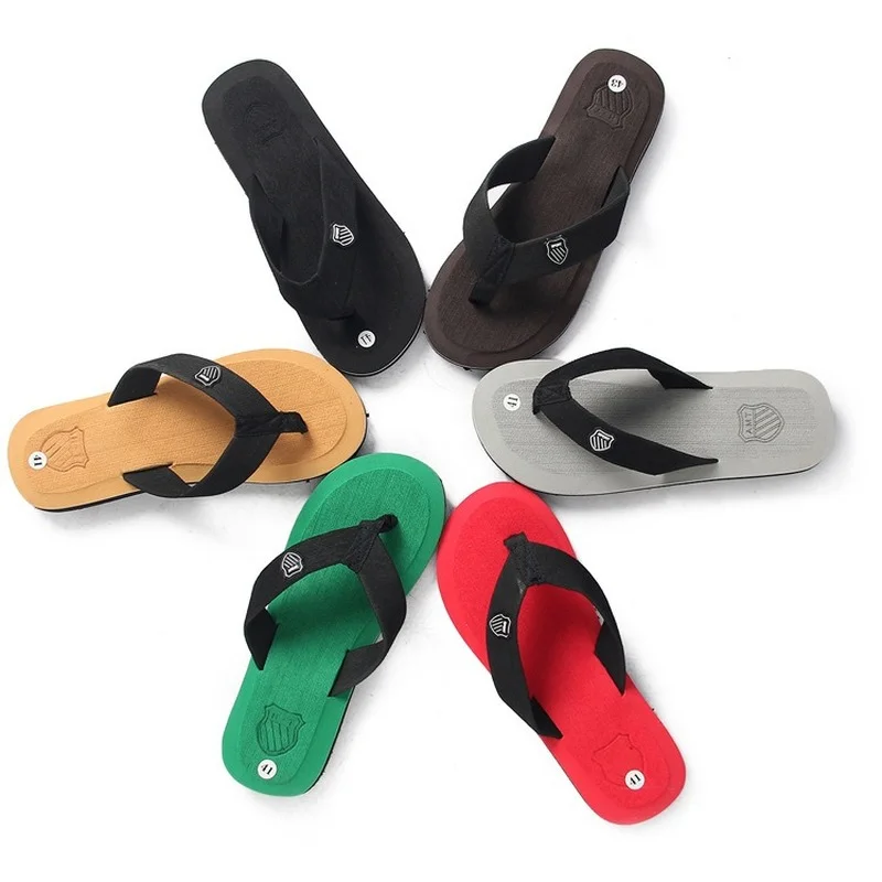 

Men's Sandals Women's Summer Shoes 2021 Beach Flip Flops Aqua Flat Rubber Platform Plate Frozen Flops Light Weight Quick-Drying