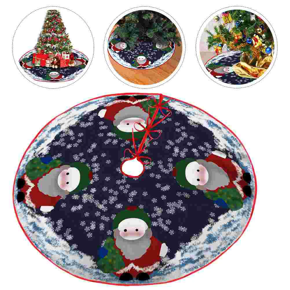 

Christmas Tree Skirt Christmas Tree Decor Xmas Tree Supplies for Home Indoor