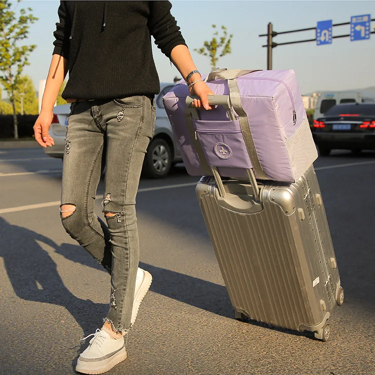 Сумка для путешествий, дорожная сумка для путешествий, переносная сумка для посадки, сумка на колесиках, чехол-сумка большой вместимости, ск... от AliExpress WW