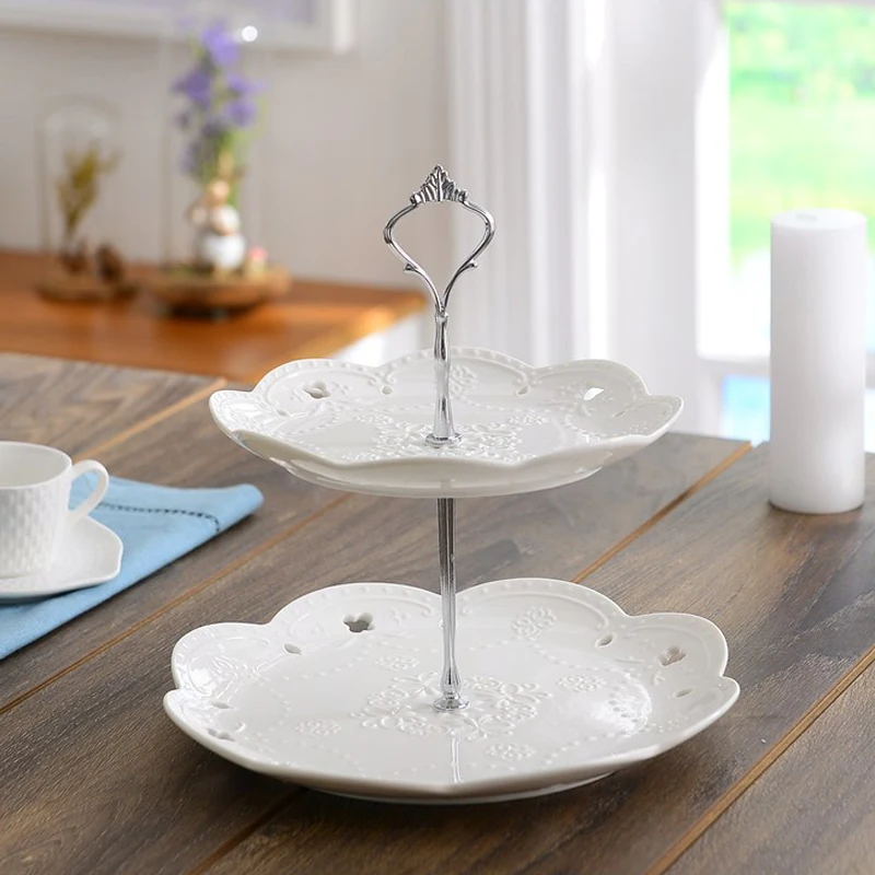 

Cake Rack Holder Fitting Crown Fitting Stand Stand Plate 2/3 Layers Plate Plate Pastry Wedding