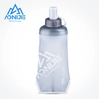 aonijie sd26 420ml500ml outdoor sports foldable soft flask water bottle traveling running hiking camping kettle water