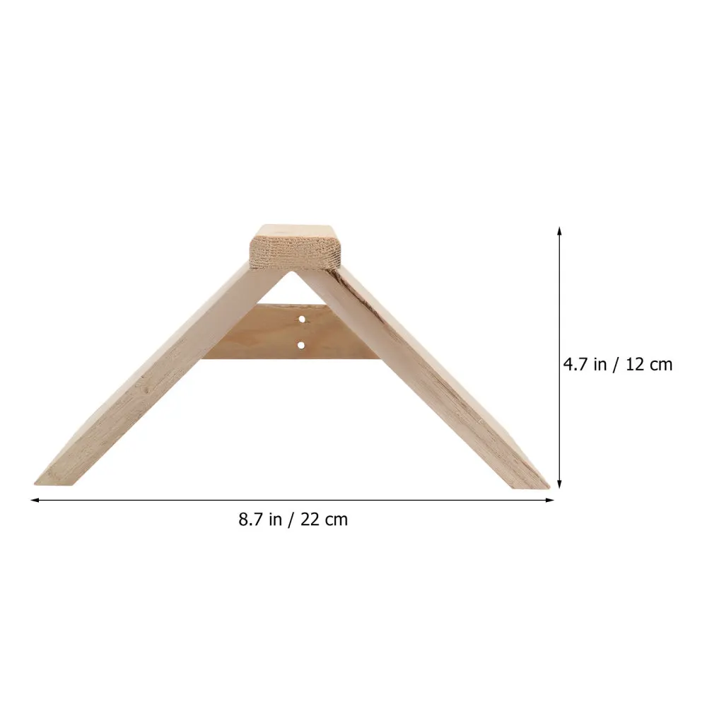 

2Pcs Wooden Pigeon Perch Durable Dove Rest Stand Pet Birds Standing Rack