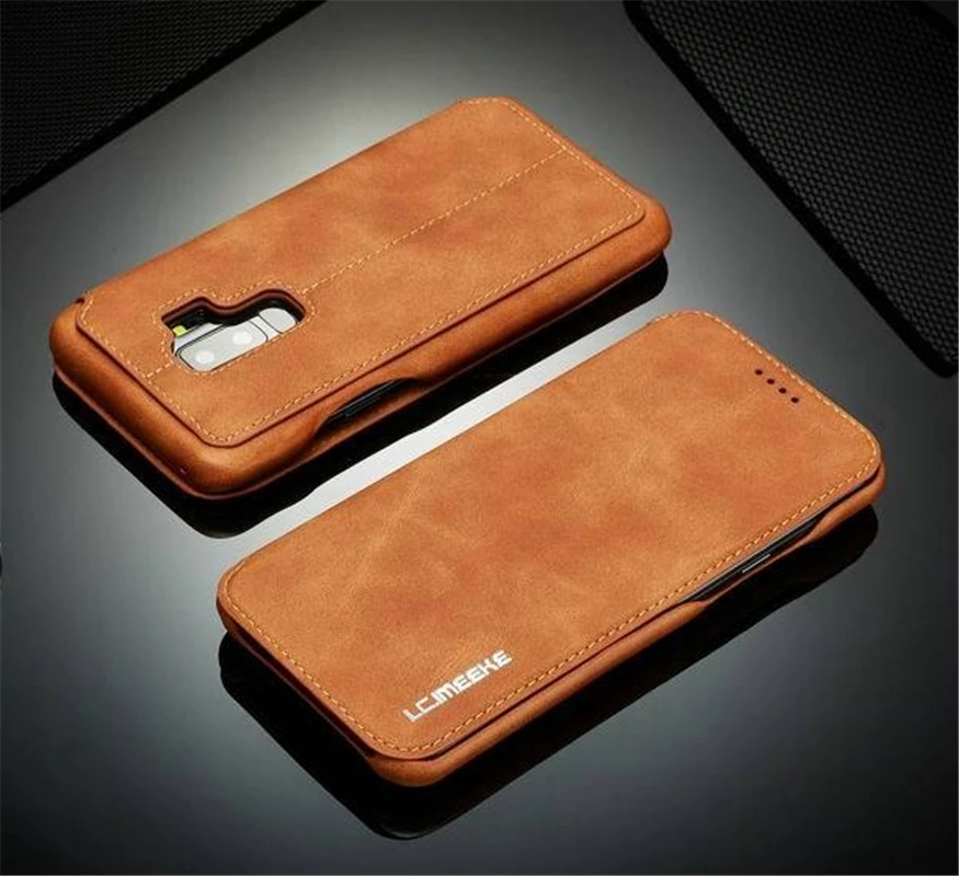 Кожаный чехол-книжка с бумажником для samsung Galaxy A20E A20 A30 A40 A50 A70 S7 край S8 S9 S10 5G S10E Plus Note 8 Note 9 Примечание 10 Pro