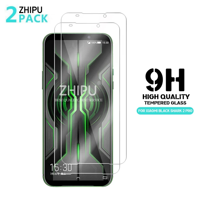 2 шт закаленное стекло для Xiaomi Black Shark Pro защита экрана 2.5D 9H защитная