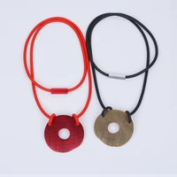 ydydbz handmade silver circle jewelry necklaces women punk style silicone rubber pendant necklace wedding party accessories