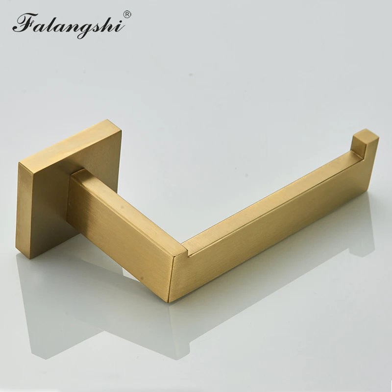 Комплект оборудования для ванной комнаты из нержавеющей стали Falangshi золотые