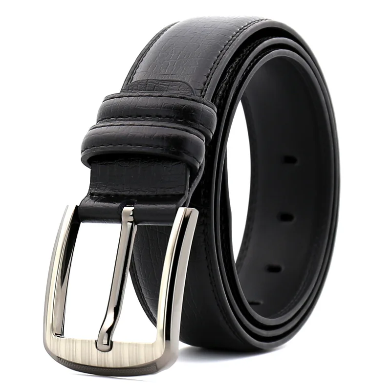 black3.7DLW 110-130 см, мужские ремни из натуральной кожи, большой размер, длинный кожаный ремень, Винтажный Мужской ремень, высокое качество, мужские ремни для джинсов - Цвет: black3.7DLW