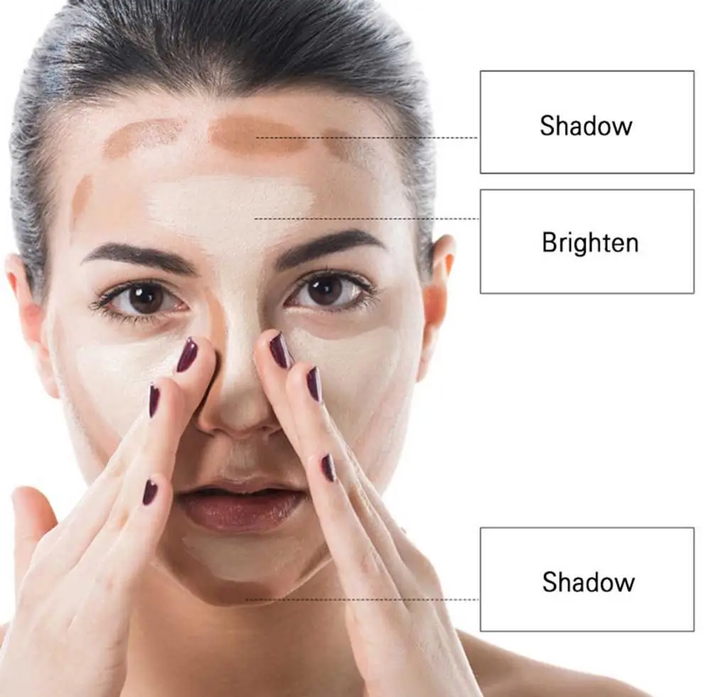 Двухцветный консилер палочка для пудры стойкий макияж УВЛАЖНЯЮЩАЯ основа