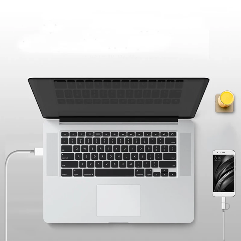 Многофункциональный кабель Xiaomi 1 м 2 А в с Micro USB на Type C для быстрой зарядки и