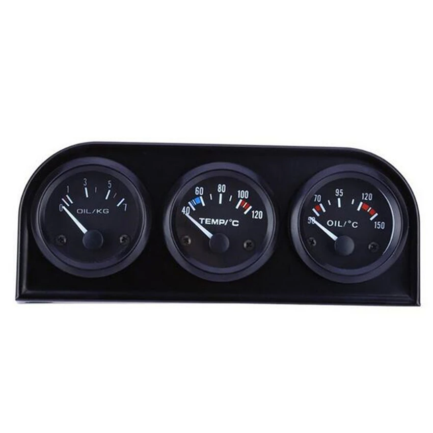 Автомобильный прибор для измерения температуры и давления масла универсальный
