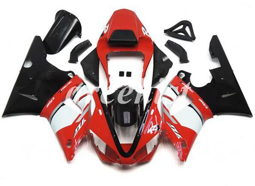 

НОВЫЕ комплекты обтекателей из АБС-пластика, подходят для Yamaha YZF 1000 R1 00 01 YZF-R1 2000 2001, обтекатель для мотоцикла, комплект обтекателей, красный, ч...