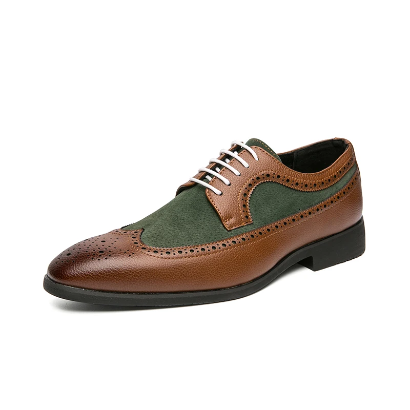 

Size 38-48 Fashion British Leather Shoes Men Outdoo High Quality Casual Men Shoes Driving Classic Slip on Dress Office Lacing *
