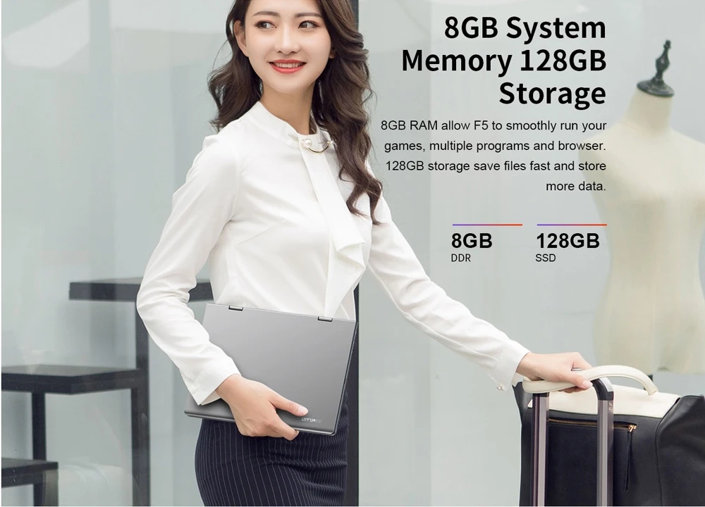 Ноутбук Teclast F5 с ОС Windows 8 ГБ ОЗУ 256 ГБ SSD Intel Gemini Lake N4100 1920*1080 Быстрая зарядка 360 Вращающийся сенсорный экран ноутбук