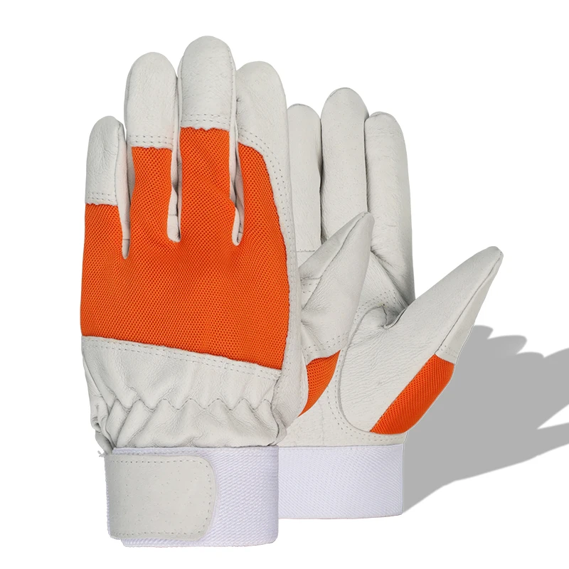 QIANGLEAF кожаные перчатки для улицы сада работы мотоцикла велоспорта безопасности