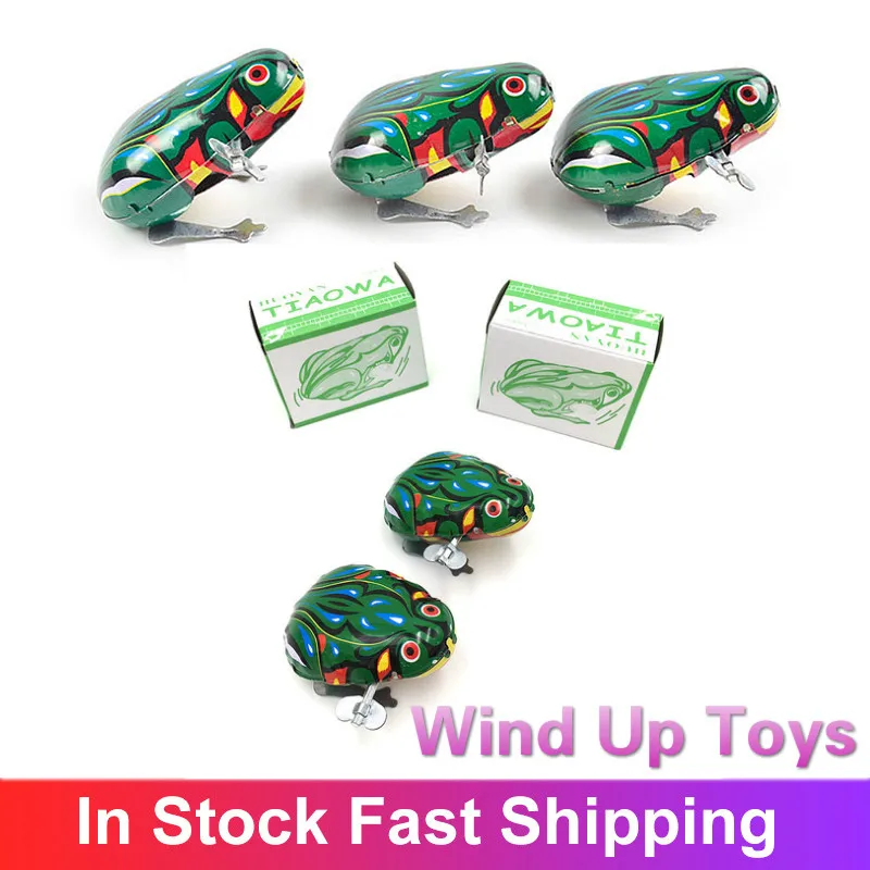 Juguetes Divertidos de primavera para beb&eacute;s y ni&ntilde;os, Mini rana que se tira hacia atr&aacute;s, cuerda hacia arriba, juegos cl&aacute;sicos, regalo, 1 pieza-0