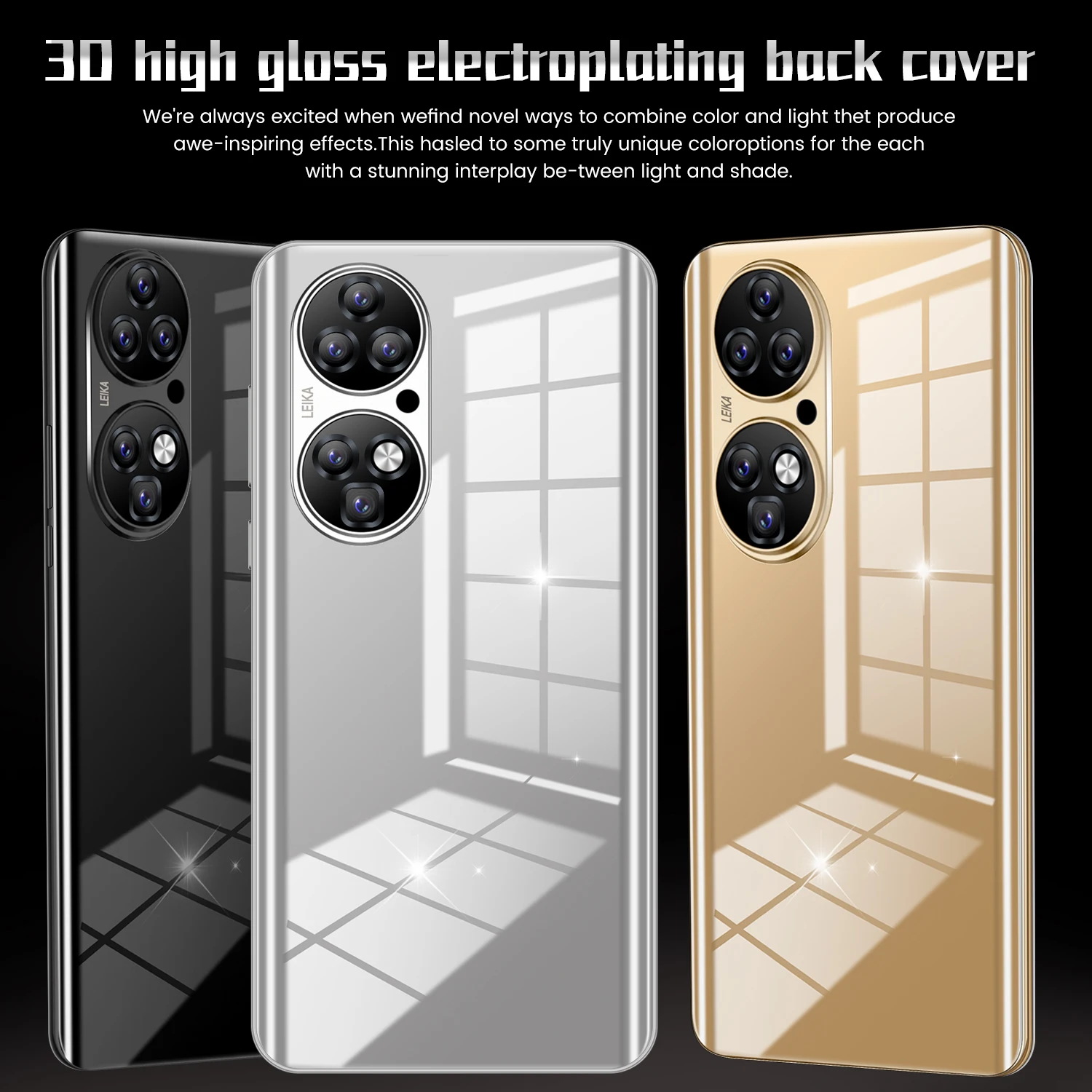 

2021 New Fashion 5G 6.7 Inch Large Screen Smartphone 16GB+512GB for Huawei P50 Pro+ Cellphone Xiaomi Samsung Apple Mobile Phone