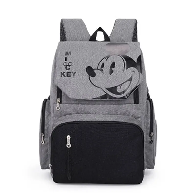 Disney Микки Минни Дисней Детские Мумия многофункциональные пеленки сумки Сумка для детской сменной одежды для коляска сумки подгузник сумка органайзер - Цвет: 1