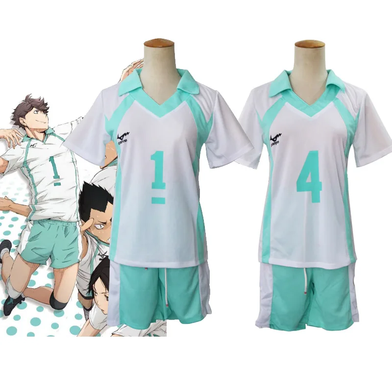 Haikyuu! Карнавальный костюм Oikawa Tooru #1 волейбольный Aoba Johsai Спортивная форма для