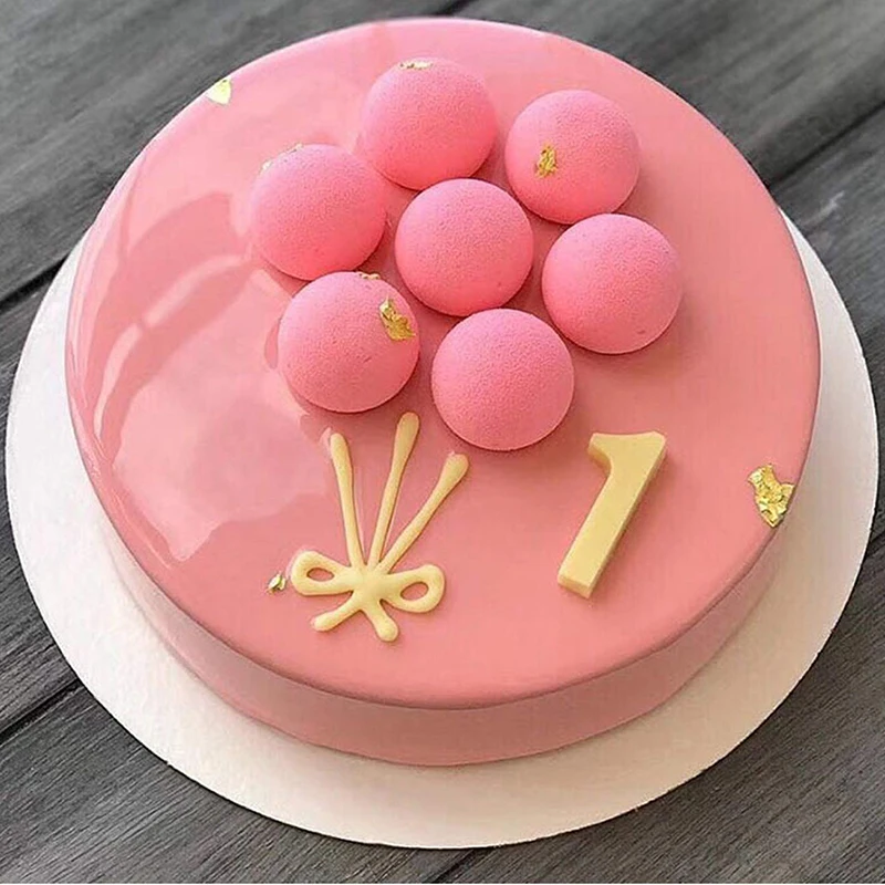 1 шт. антипригарная силиконовая круглая форма в форме шарика мини для трюфеля