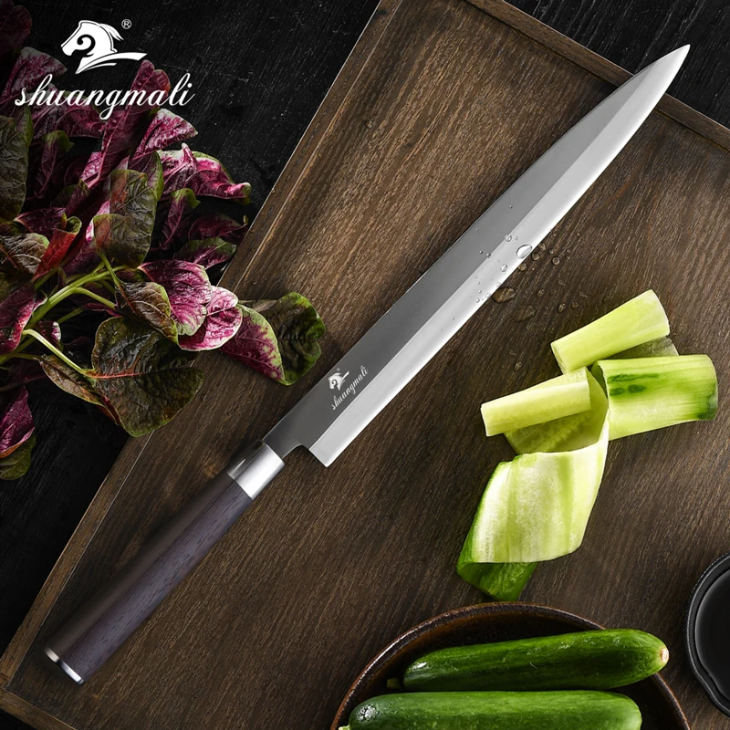 12 дюймов японский нож для суши Германия 1 4116 сталь Sashimi шеф повар кухонный