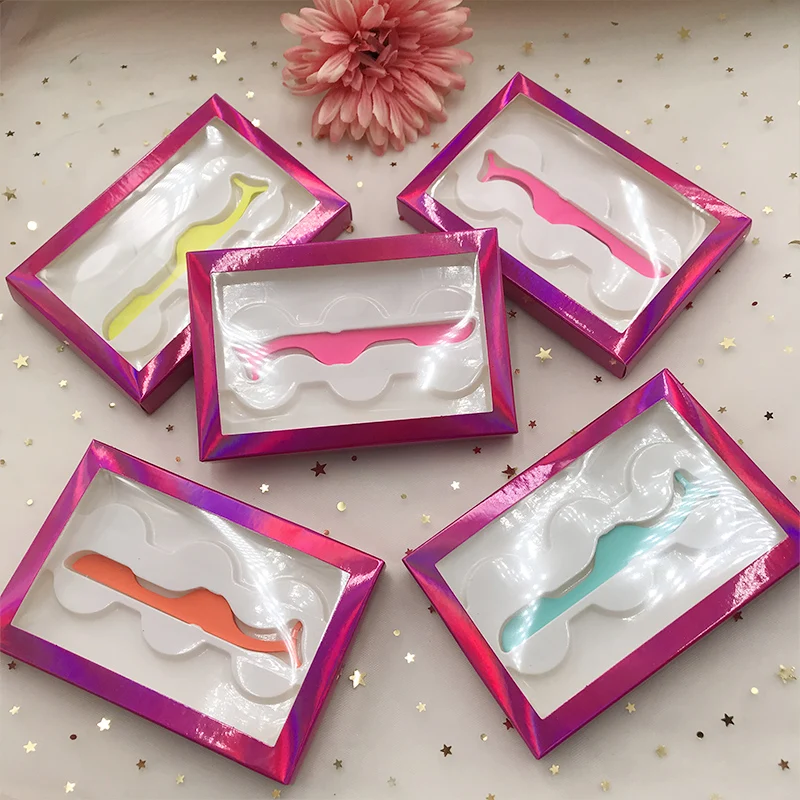 3 пары голографическая коробка подходит для различных ресниц горячая Распродажа