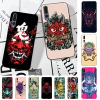 japanese oni hannya demon phone case for huawei p30 40 20 10 8 9 lite pro plus psmart2019