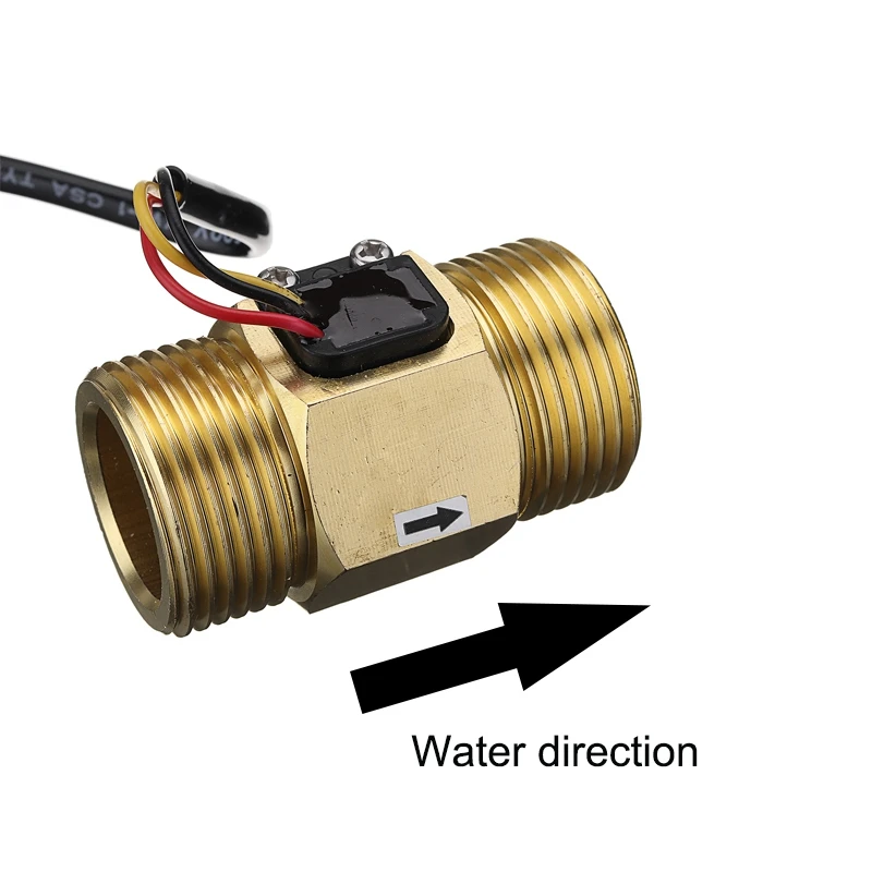 GTBL Dc5V G1 Dn25 медный датчик расхода воды эффект Холла импульсный выход 4-45л/мин реле